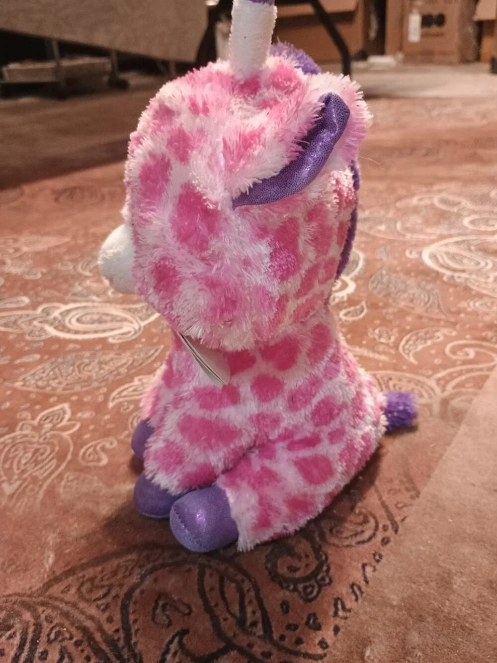 Ty Beanie Boos Pink Unicorn Plush Toy
